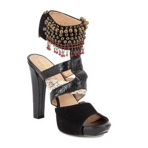 House of Harlow 1960 Open Toe Sandal Heels